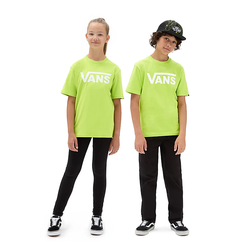 Classic Child im Liquido Logo Store T-Shirt Vans Lime