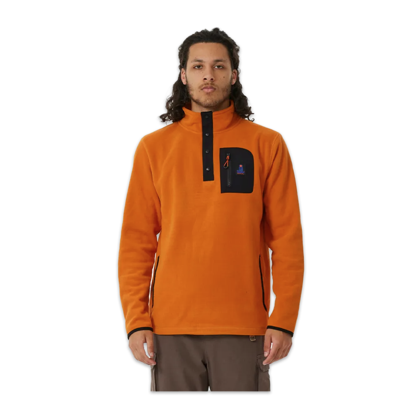 Pile Rip Curl Search Polar Fleece Crew Arancione