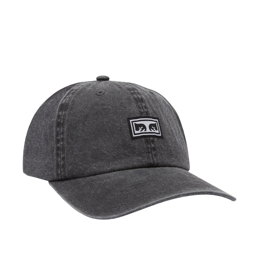 Cappello Icon Eyes Pigment 6 Panel Velcro Back Nero