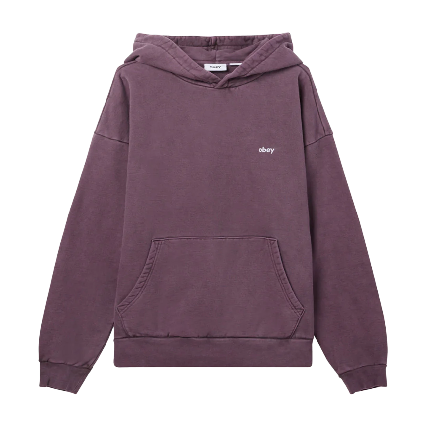 Felpa Obey Lowercase Pigment Hood Fleece Viola