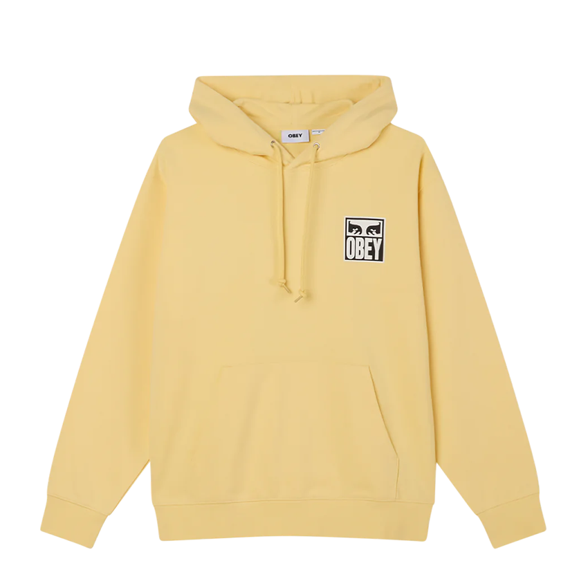 Felpa Obey Eyes Icon Hood Giallo