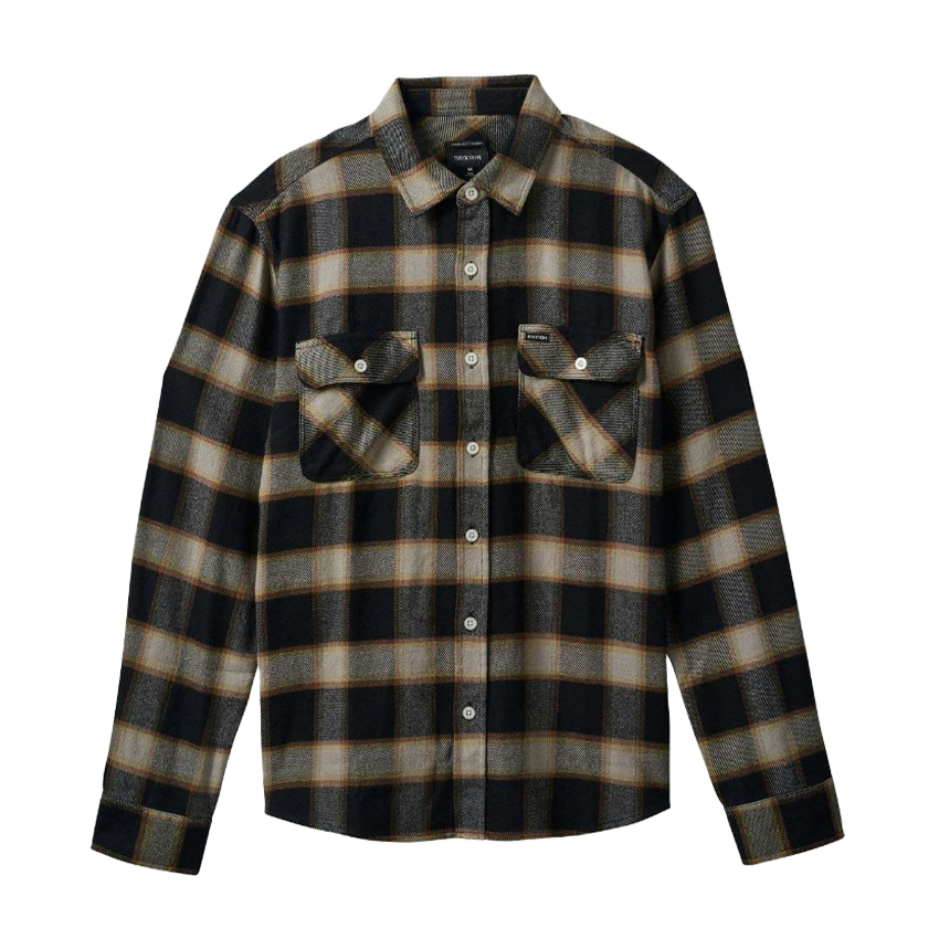 Camicia Brixton 20th Anniv Bowery Flannel Nero