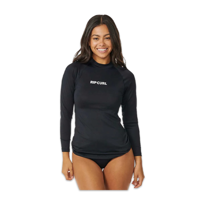 Lycra Rip Curl Donna Classic Surf LS UPF Nero