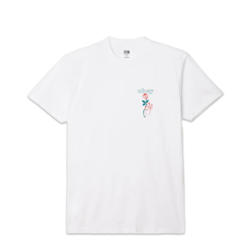 T-Shirt Obey Spring Forth Tee Bianco