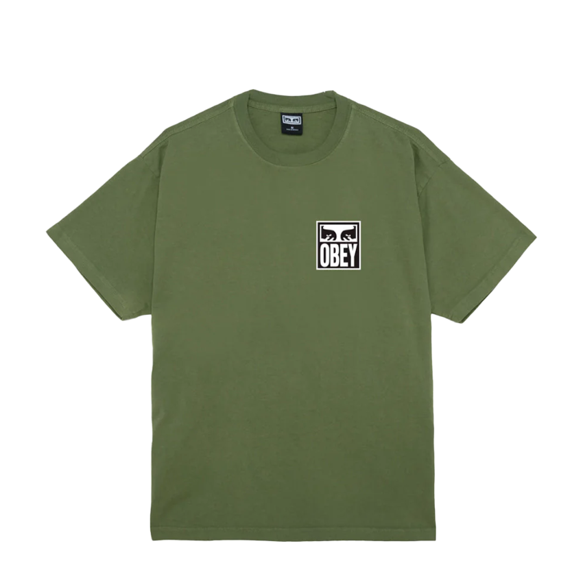 T-Shirt Obey Eyes Icon II Tee Verde