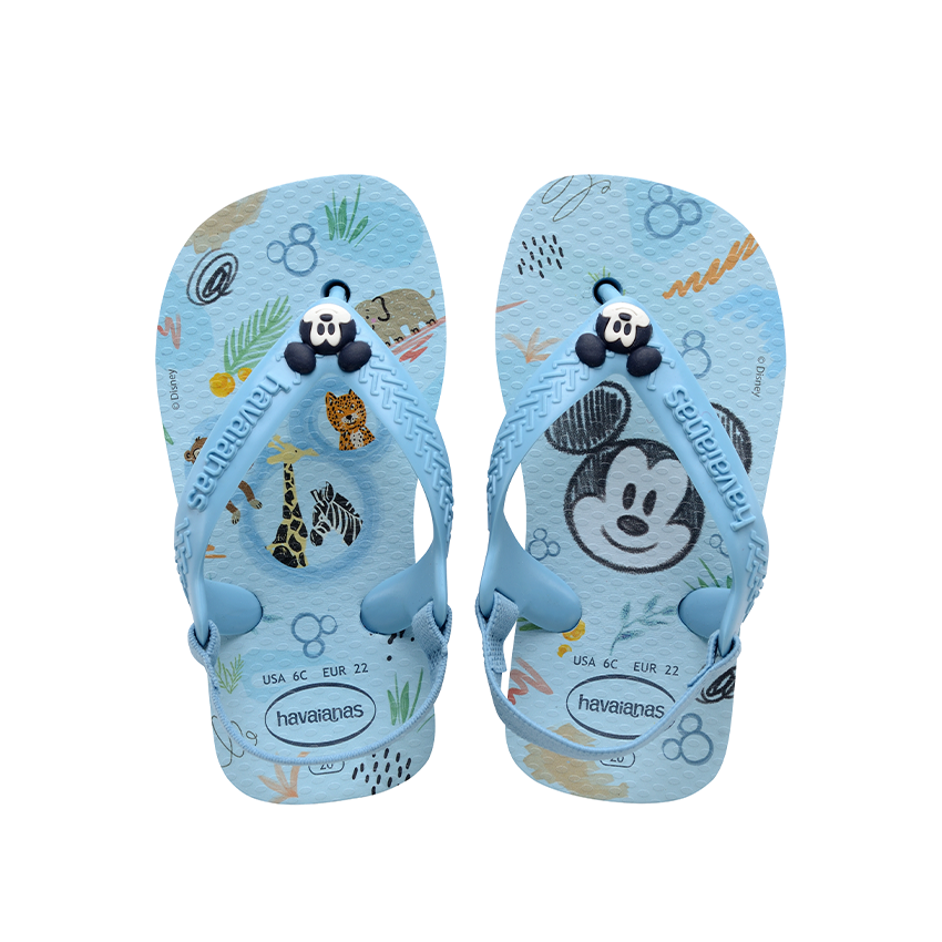 Infradito Havaianas Baby Disney Classic II Blu