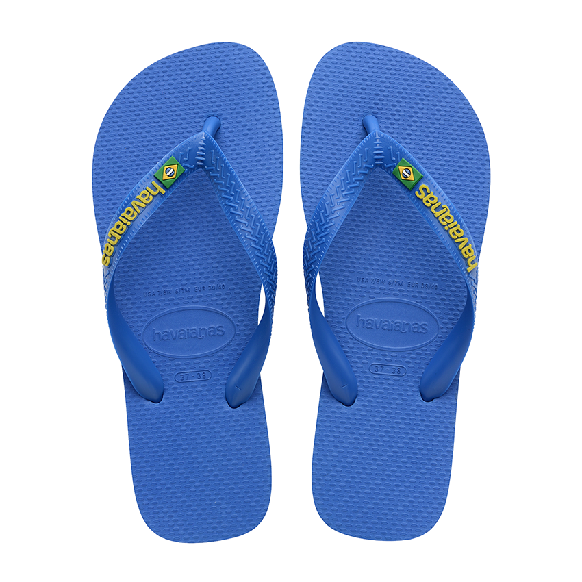 Infradito Havaianas Brasil logo Blu