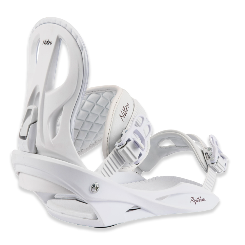 Attacchi Snowboard Nitro Rythm Bianco