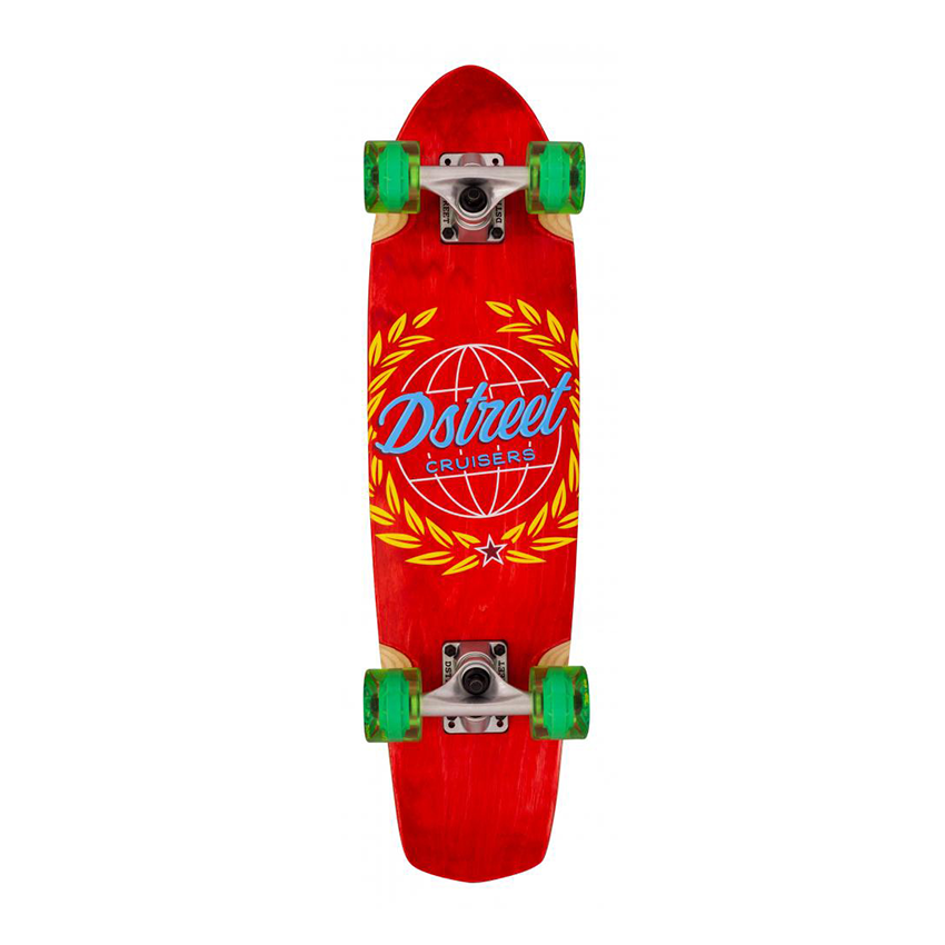 Cruiser Skate D Street Atlas 28" Rosso