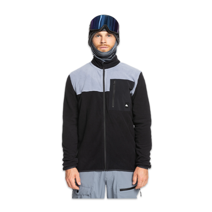 Pile Quiksilver Aker FZ Fleece Nero