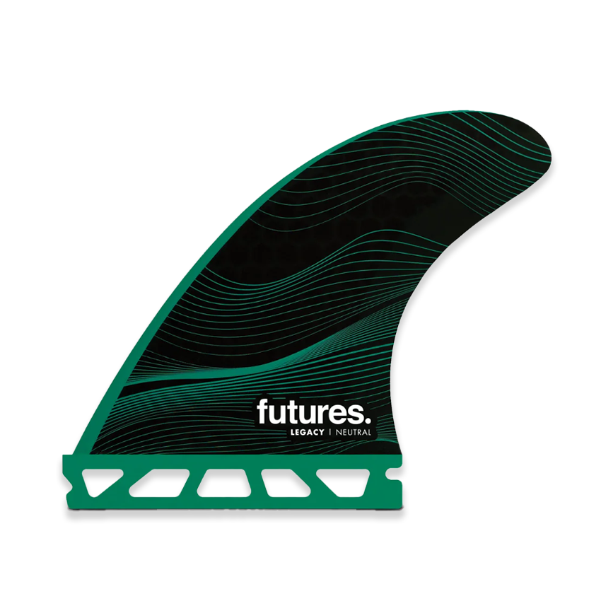 Pinne Surf Futures Fins F6 Hex Legacy Thruster Verde