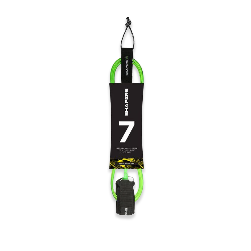 Leash Surf Shapers Regular Leash 7’ Verde