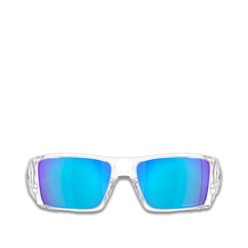 Oakley Heliostat Sonnenbrille Transparent Prizm Blue