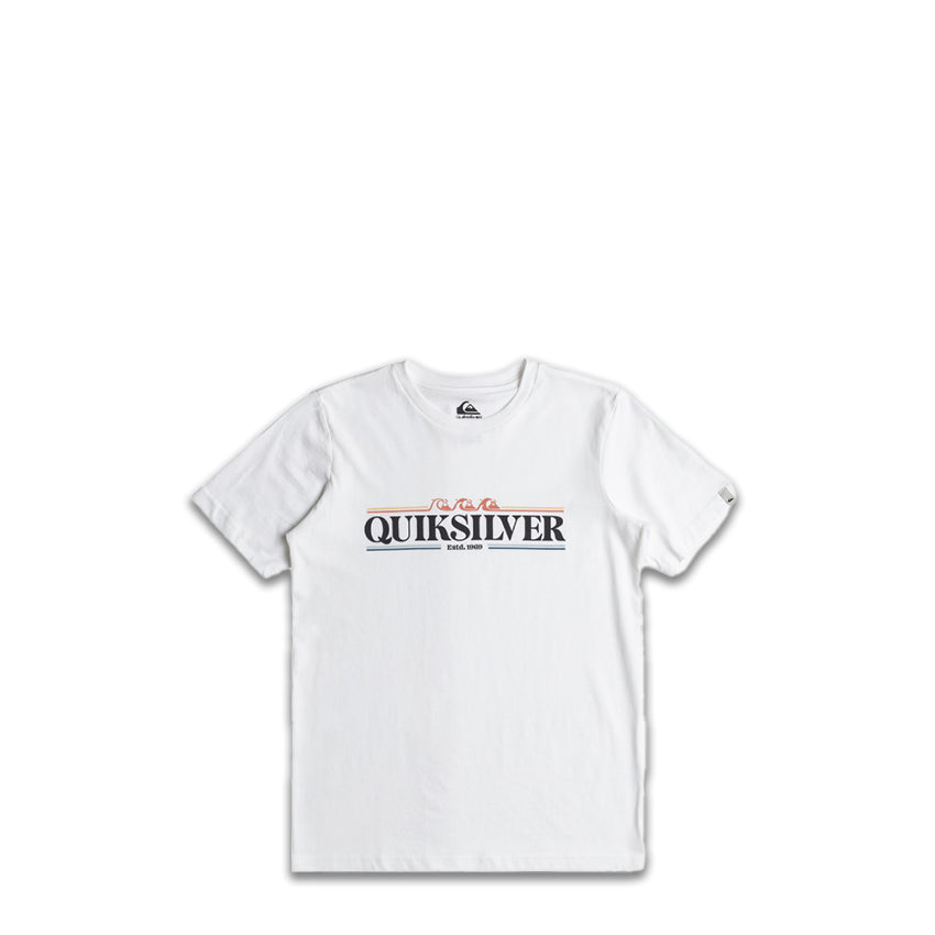 Quiksilver T-Shirt für Kinder, Gradient Line Tee, Weiß