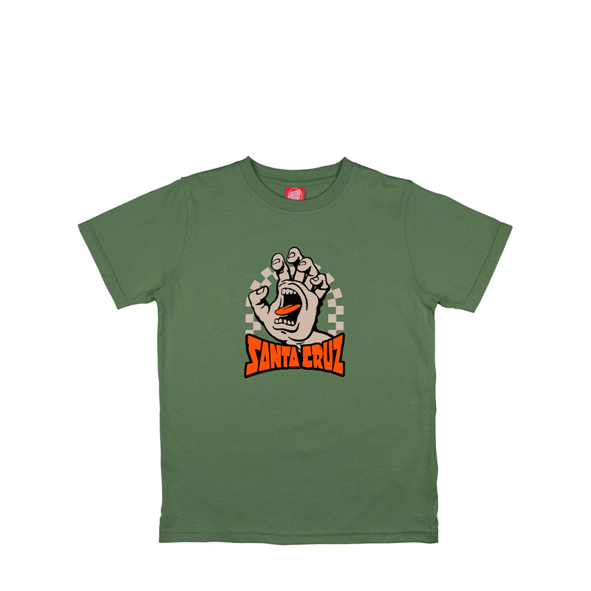 T-shirt Santa Cruz Bambino Check Gateway Hand Front Vert