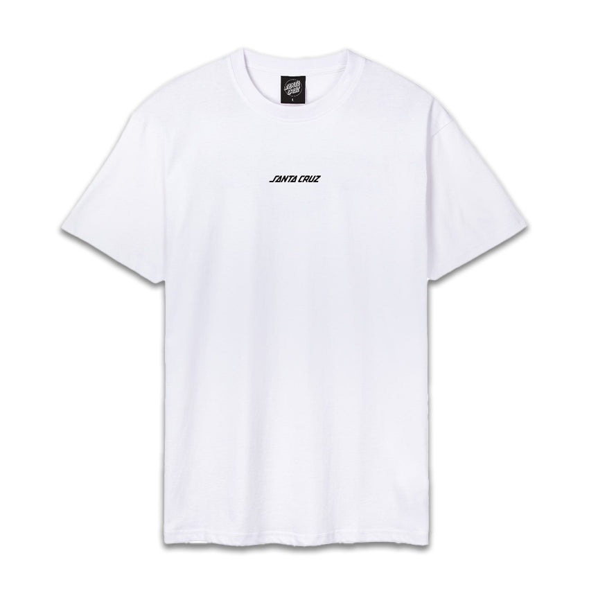 T-Shirt Santa Cruz Screaming Flash Tee Blanc