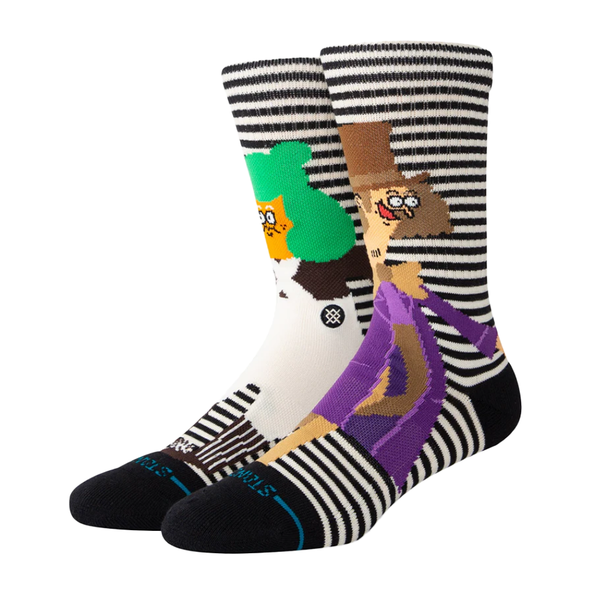 Calzini Stance Oompla Loompa Socks Nero/Bianco