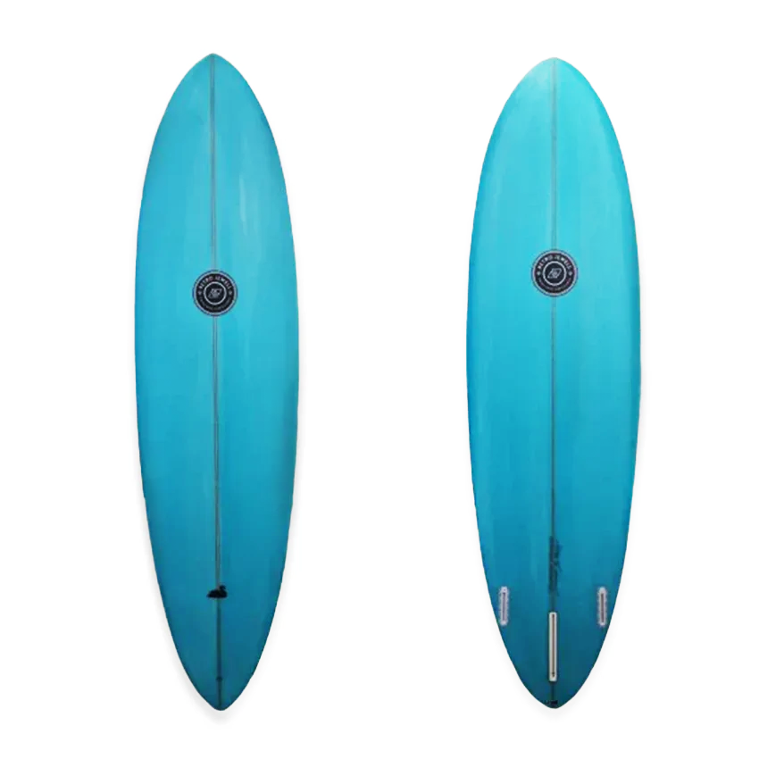 Tavola Surf Twins Bros Black Swan 7’0” Celeste