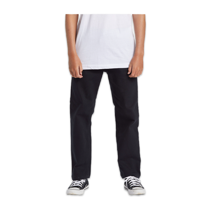 Pantalone Quiksilver Bambino Twill Beach Pant Nero