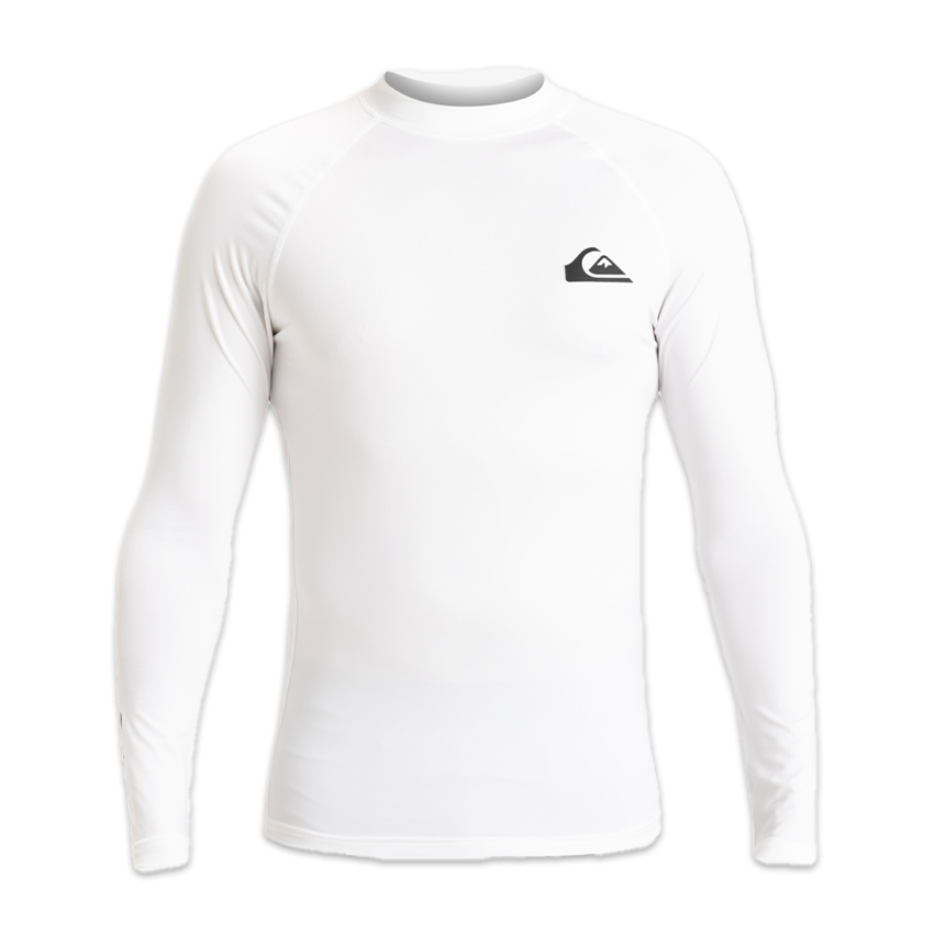 Lycra Quiksilver Everyday UPF50 LS Bianco