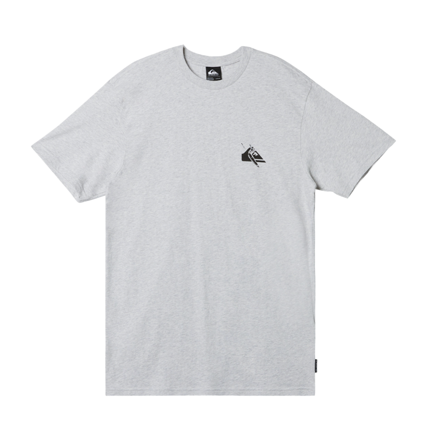 T-shirt Quiksilver Petroglyph Logo DNA Tee Grigio