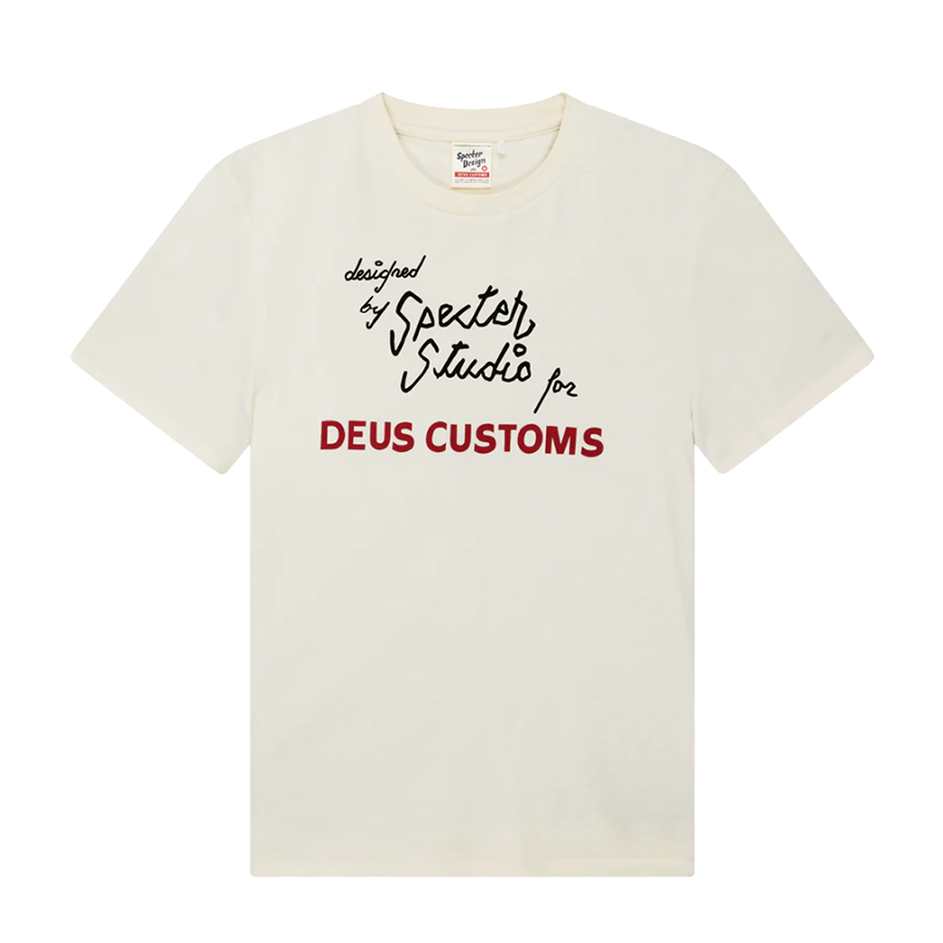 T-Shirt Deus Specter Rare Birds Tee Bianco