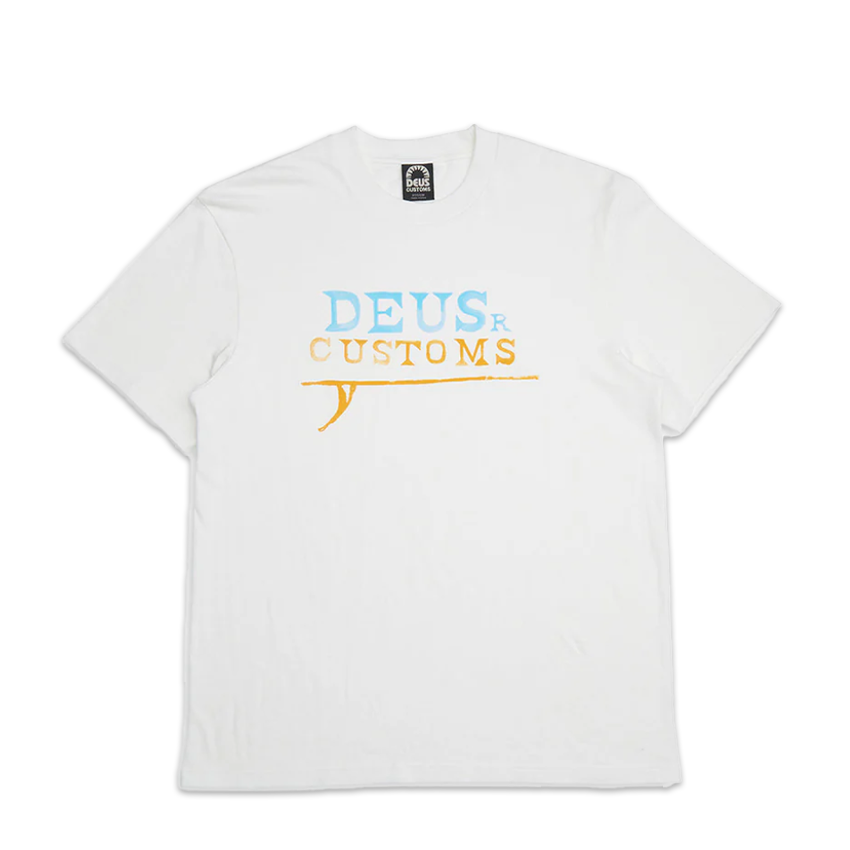 T-Shirt Deus Big Wave Tee Bianco