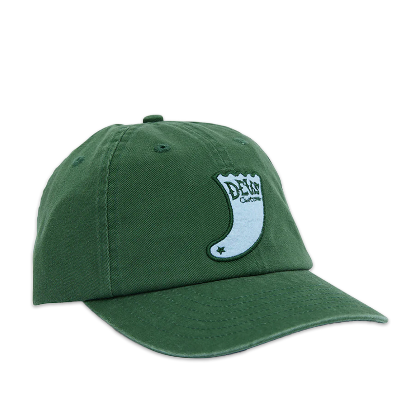 Cappello Deus Single Fin Dad Cap Verde