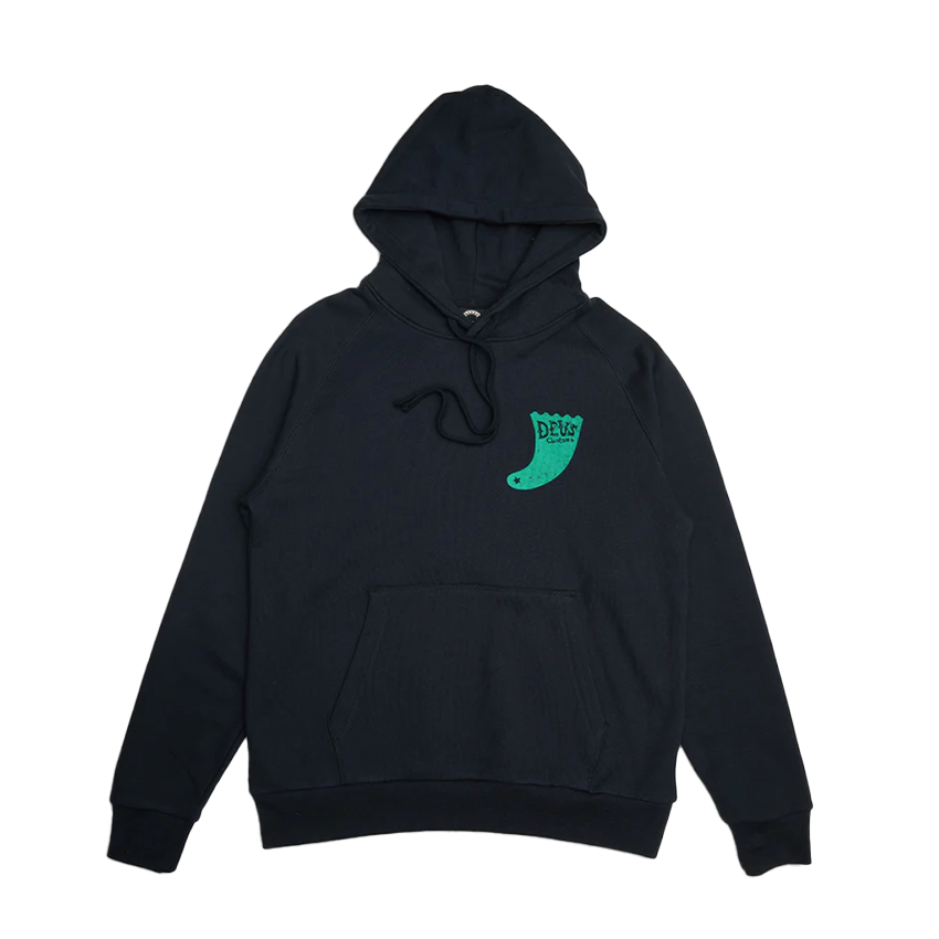 Felpa Deus Single Fin Hoodie Nero