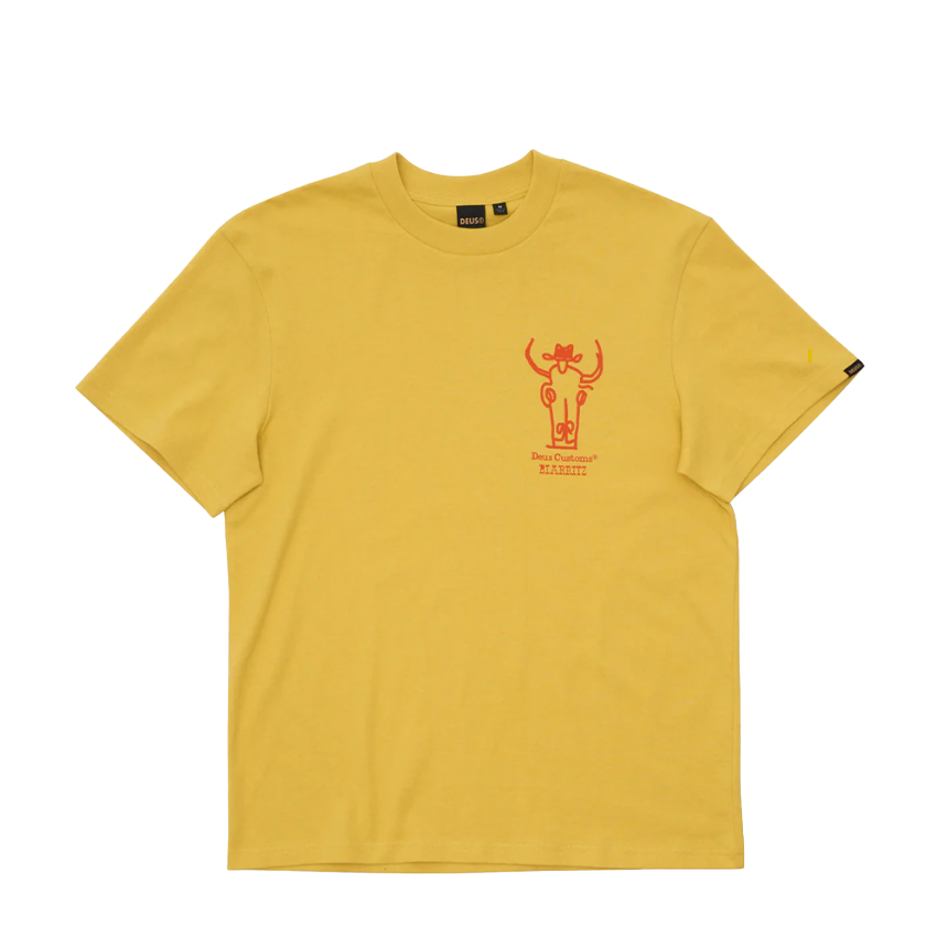 T-Shirt Deus Showdown Tee Giallo