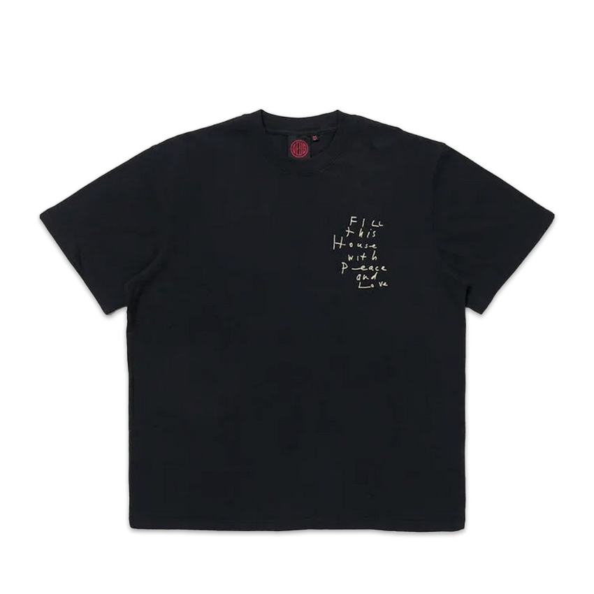 T-Shirt Deus Old House Tee Nero