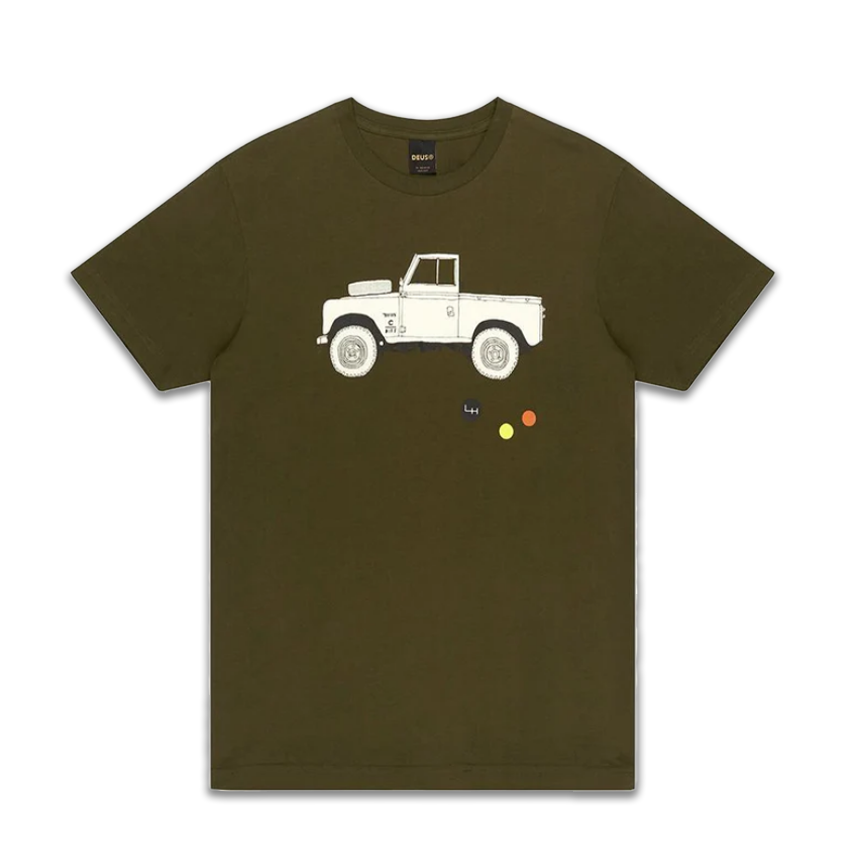 T-Shirt Deus Carby Landie Tee Verde