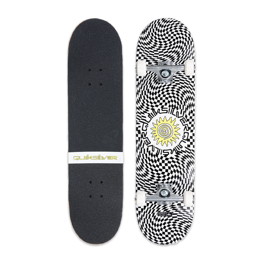 Skate Completo Quiksilver Psyched Sun 8.0” Bianco