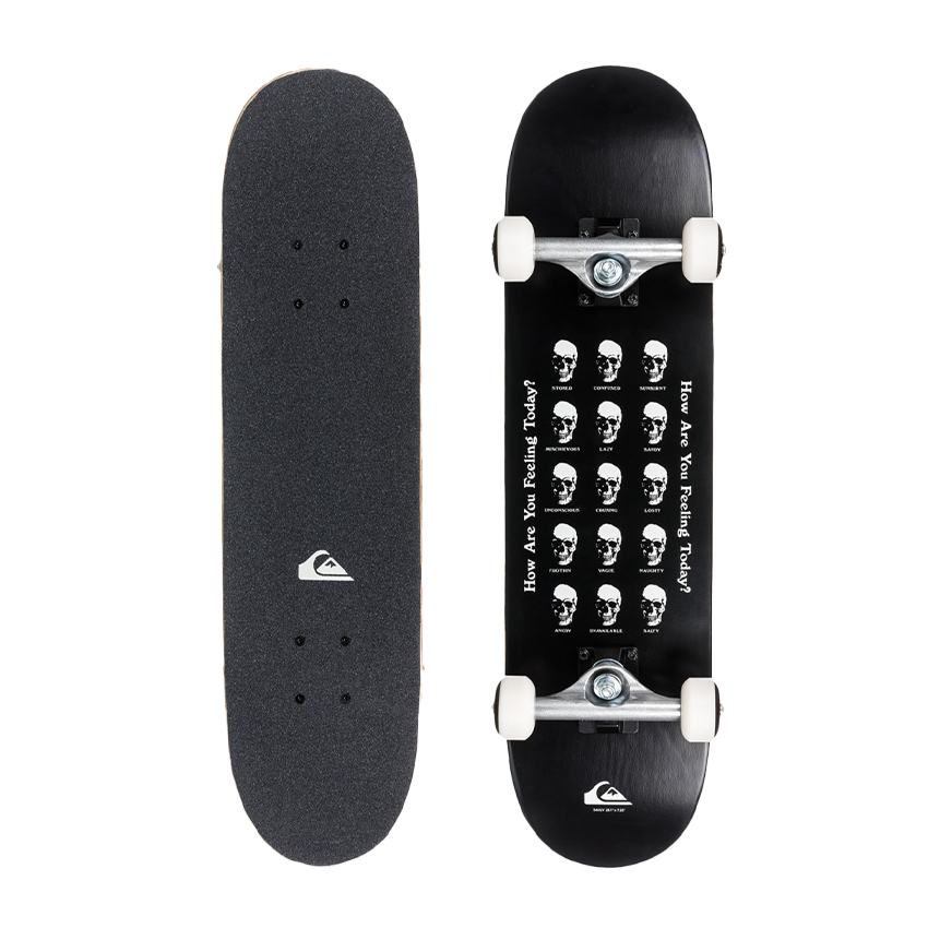 Skate Completo Quiksilver Daily 7.8” Nero