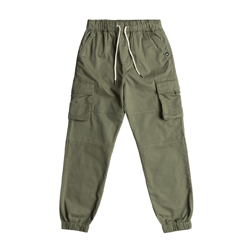 Pantalone Quiksilver Bambino We Get By Cargo Surf Pant Verde