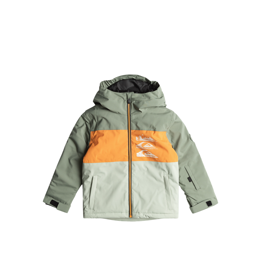 Giacca Snow Bambino Quiksilver Groomer Kids Jkt Verde