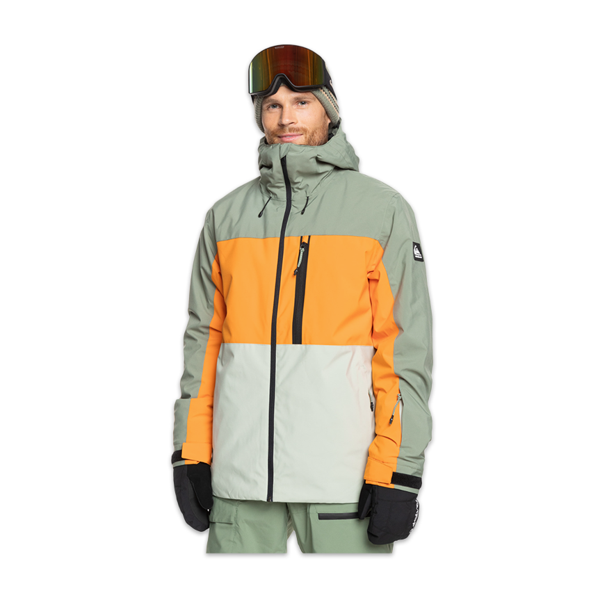 Giacca Snow Quiksilver Sycamore Jkt Verde