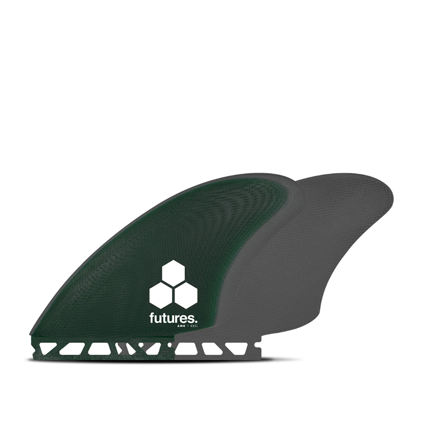 Pinne Surf Futures Fins Al Merrick FG Twin Keel Verde