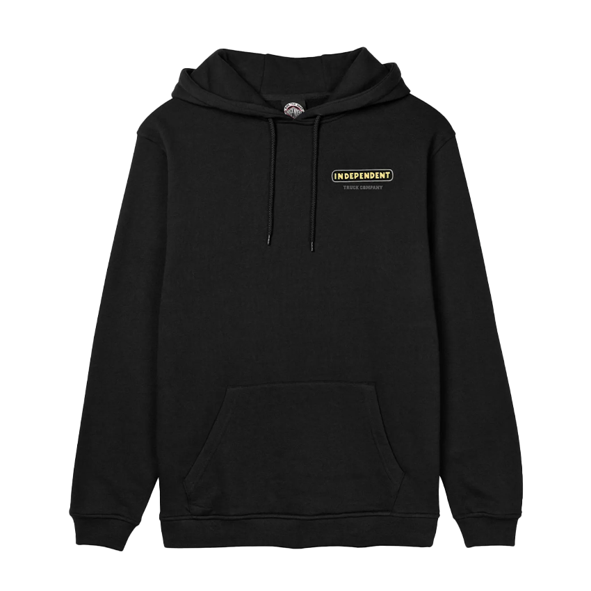 Felpa Independent Stained Hoodie Nero