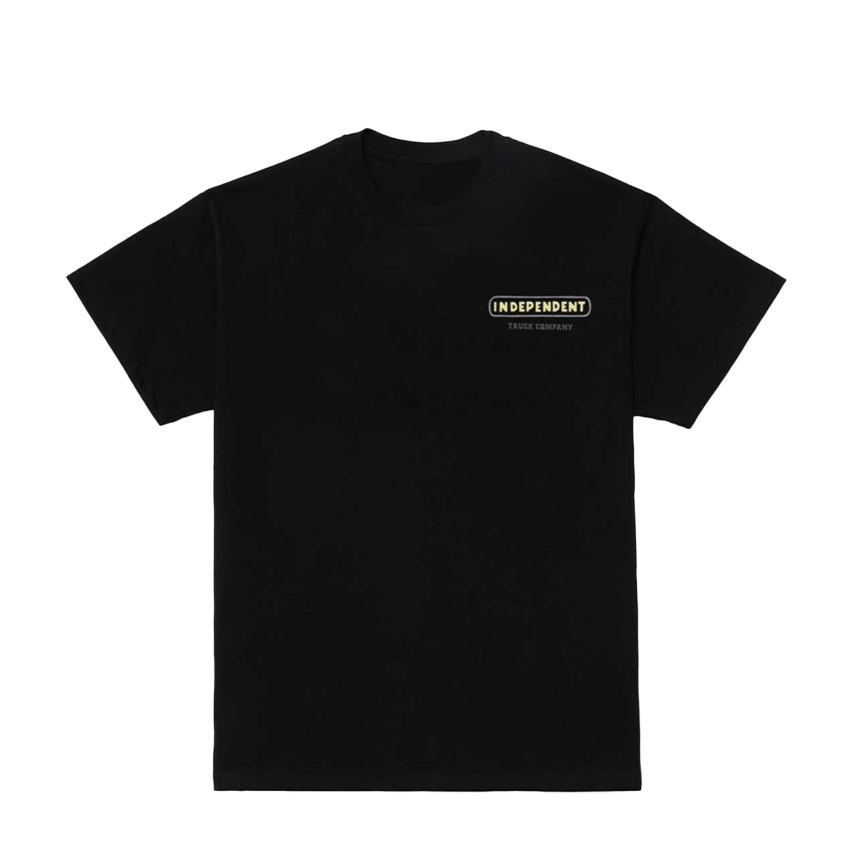 T-Shirt Independent ITC Stained Nero