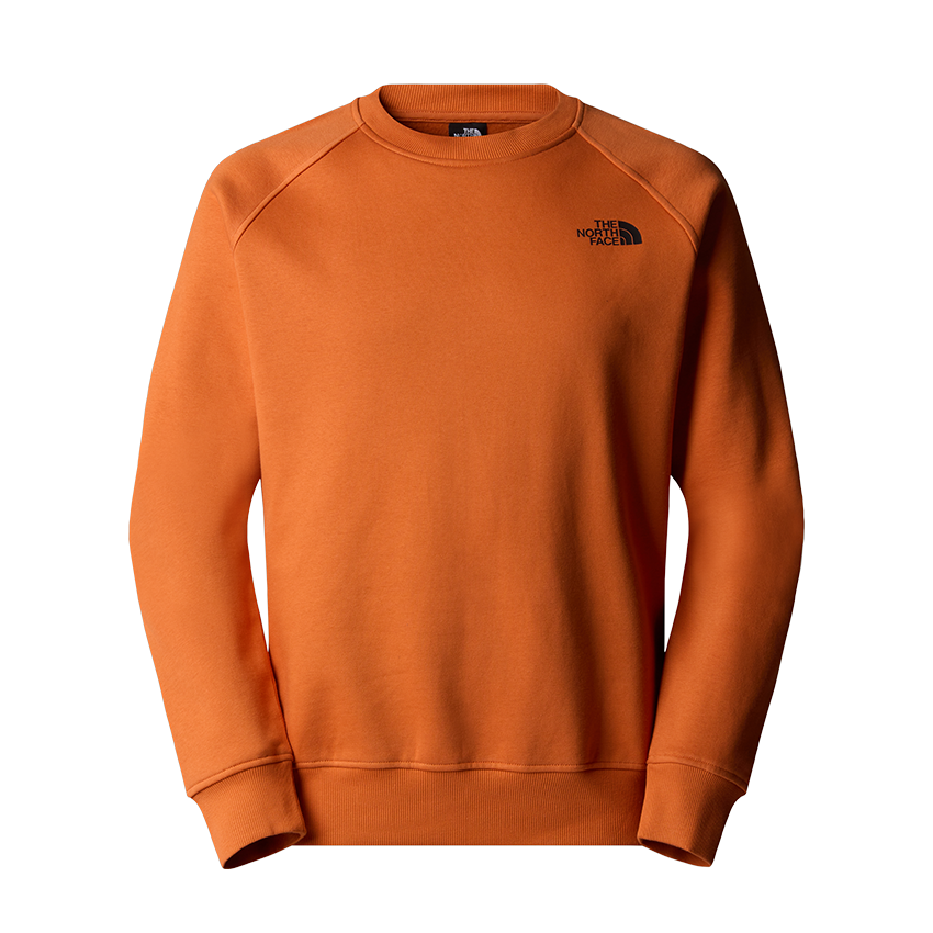 Felpa The North Face Raglan Box Crew Marrone