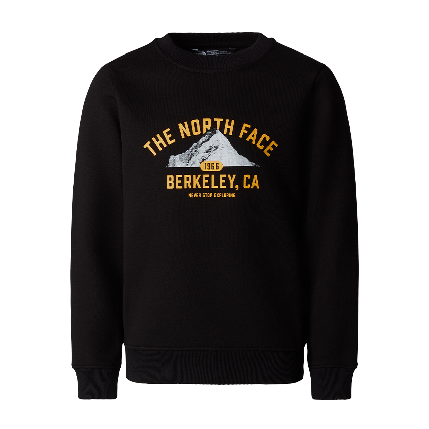 Felpa The North Face Bambino Varsity Graphic Relaxed Crew Nero