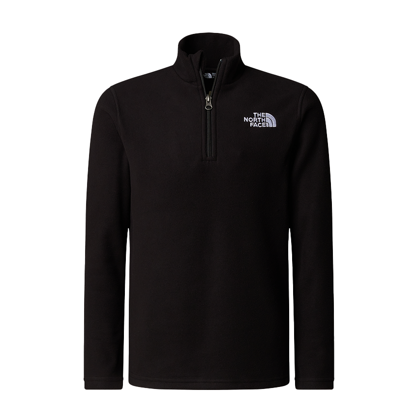 Pile The North Face Teen Glacier ¼ Zip Pullover Nero