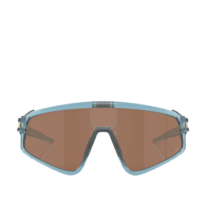 Occhiali da Sole Oakley Latch Panel KM Trasparente/Celeste