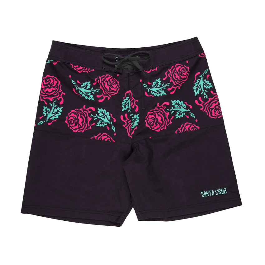 Costume Santa Cruz Dressen Rose Boardshort Nero