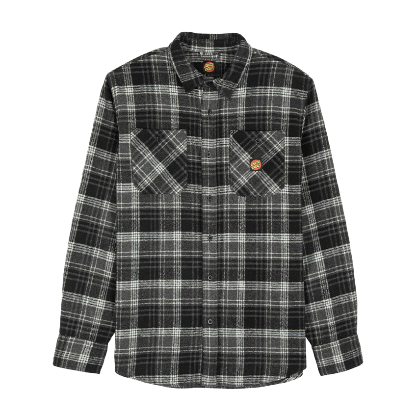 Camicia Santa Cruz Apex LS Shirt Nero