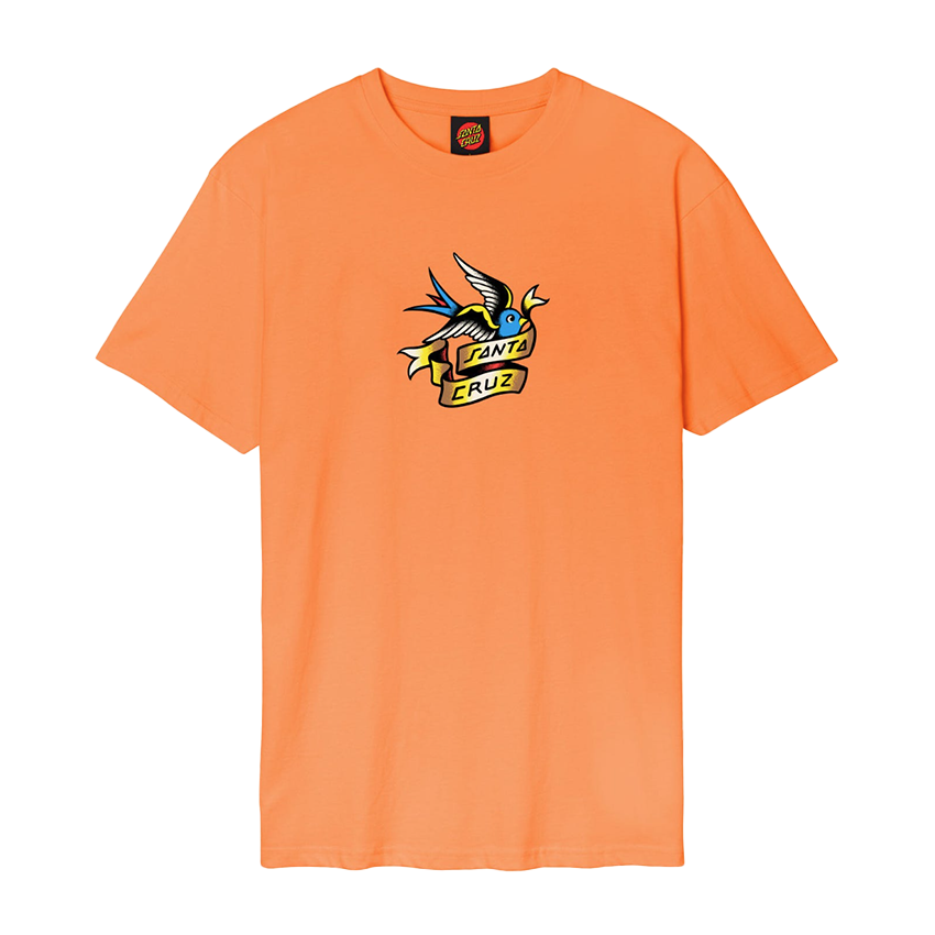 T-Shirt Santa Cruz Sommer Sparrow Tee Arancione