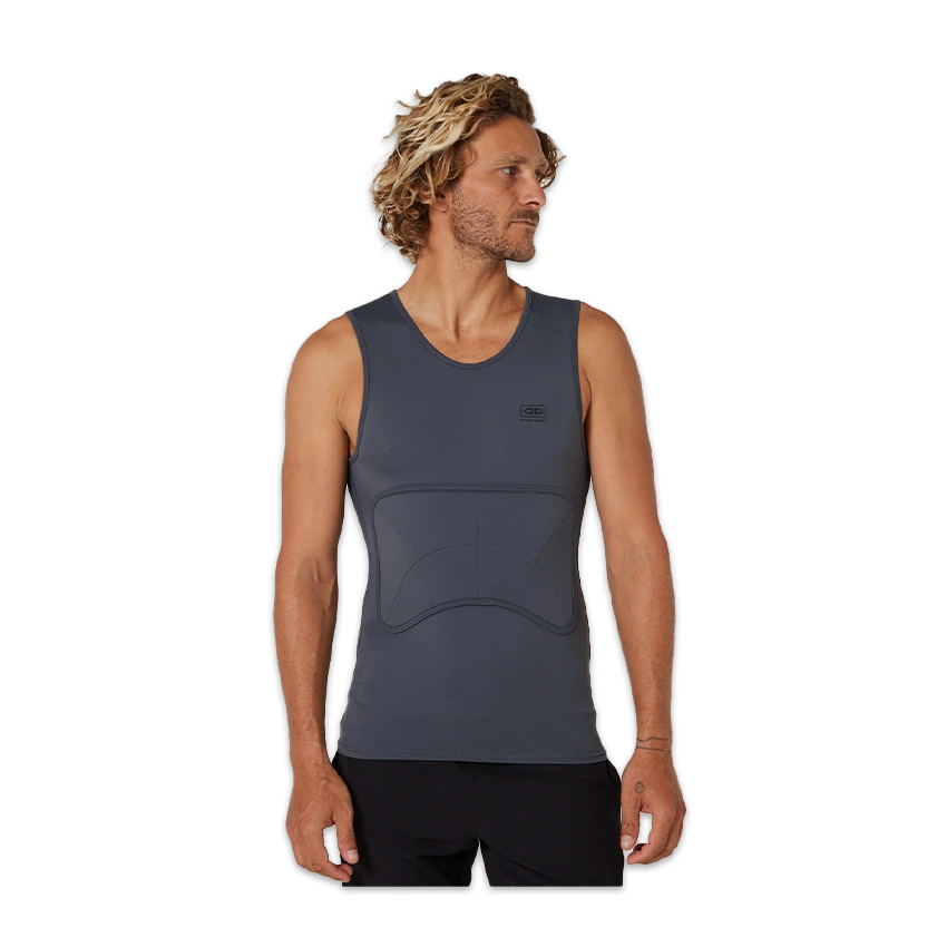 Lycra Ocean & Earth Rib Guard Padded Vest Grigio