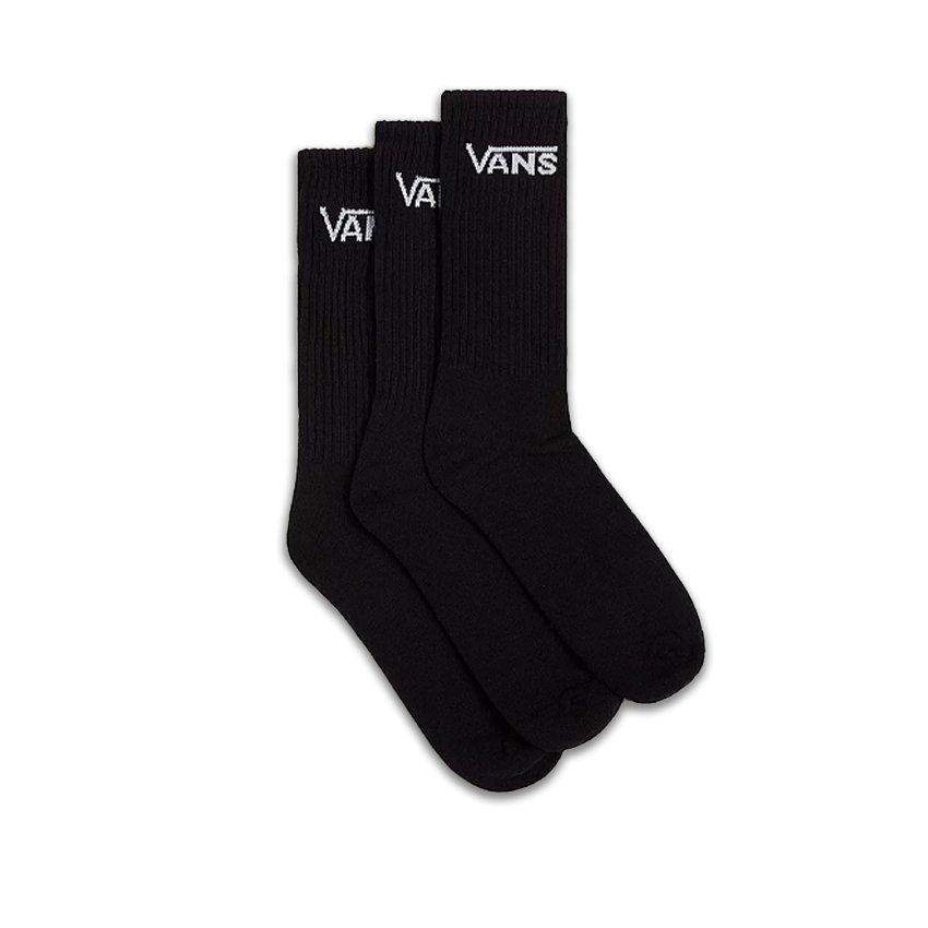 Calzini Vans Classic Crew (3pc) Nero