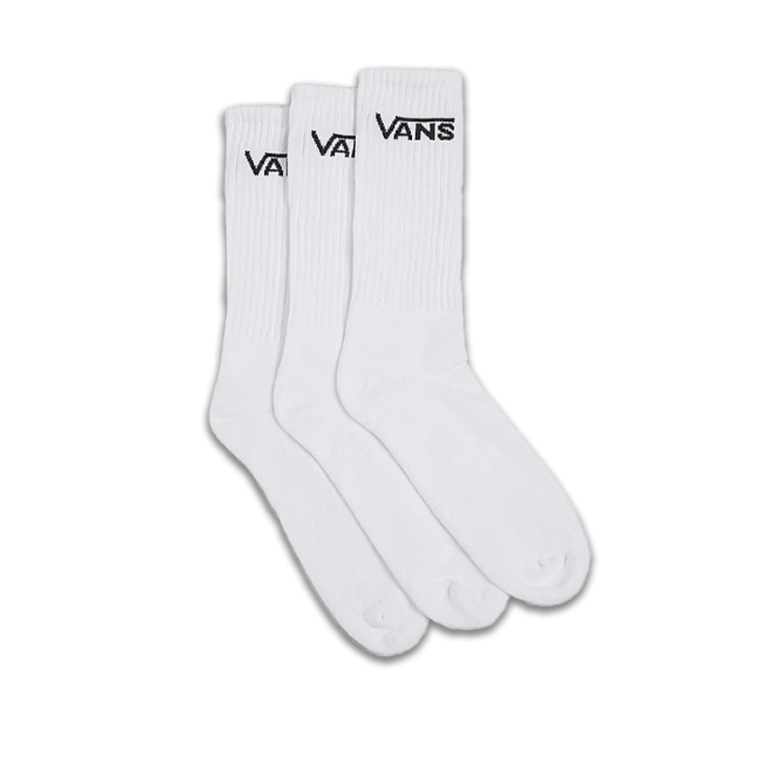 Calzini Vans Classic Crew (3pc) Bianco